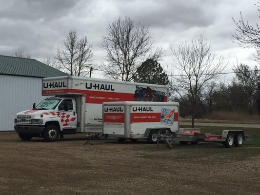 U-Haul rental, local and 1-way