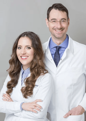 Dr. Lauren Mell and Dr. Jack Manikowski