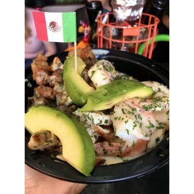 Trio de Mofongo ( Chicharron, chicken, shrimp)