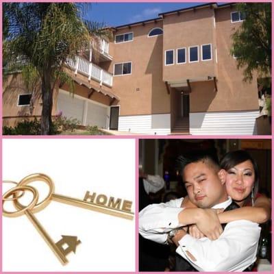 A Happy couple just closed escrow in Yorba Linda.