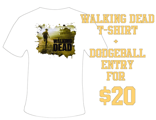 walking dead dodgeball team uniform shirts available