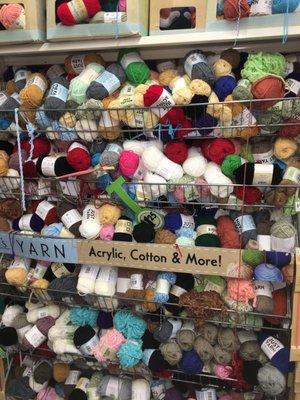 Dollar Tree yarns