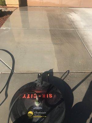 Commercial & Residential Hot-water pressure wash service, driveway, sidewalks, pool decks.