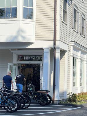 Danny's bike shop! Love this place and these nice, helpful people!