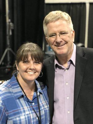 Jenn and Rick Steves, Host of "Rick Steves Europe."