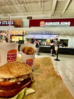 And once in a while, you crave an impossible burger, onion rings, and Dr Pepper! Yum!