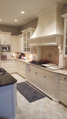 White kitchen refinish