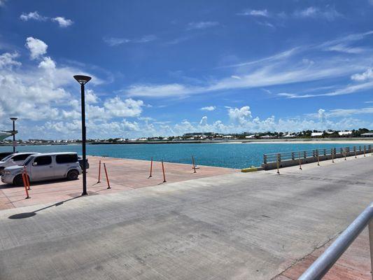 View from the Bimini docks