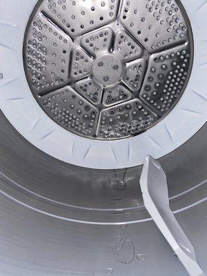 Dryer with water