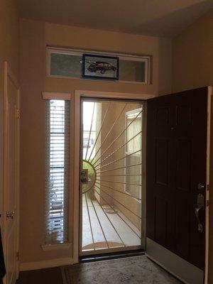 Security door install