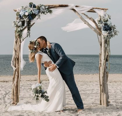 Driftwood Wedding Arch Rental