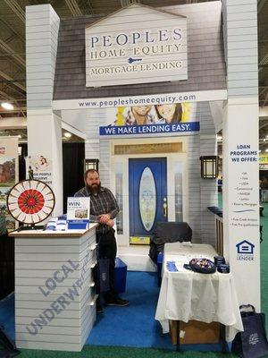 At the home show, 2017.