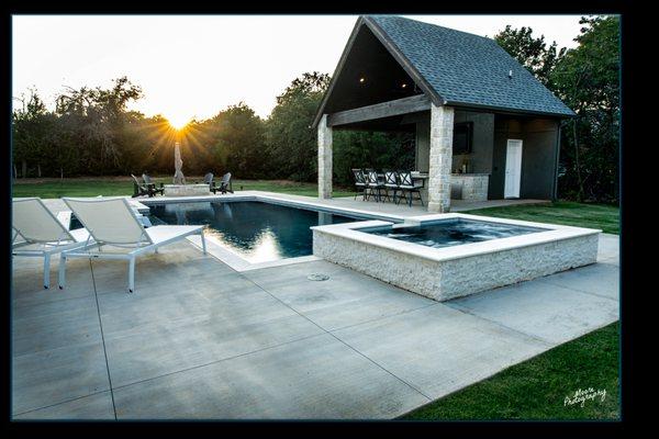 Pool, Spa and Pool House