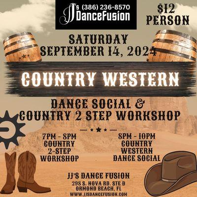 Boot Scootin' Boogie at JJ's Dance Fusion Ormond Beach!