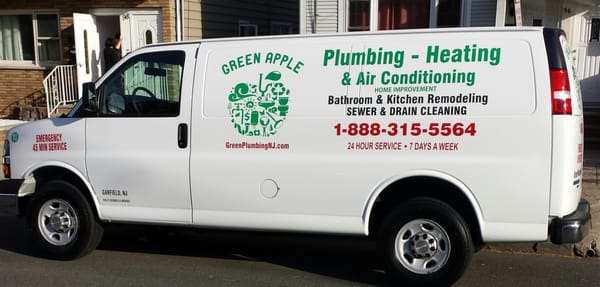 Green Apple, New Jersey Plumbing,Heating,Air Conditioning Services,Bergen County, North Jersey,Garfield NJ, 24/7 On Call