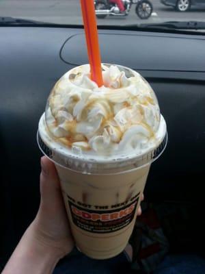 A cookie dough flavored Iced Iatte :)