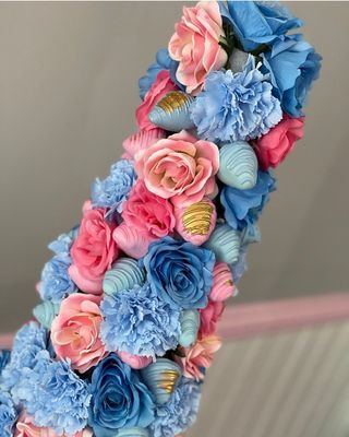 Gender Reveal Strawberry Tower