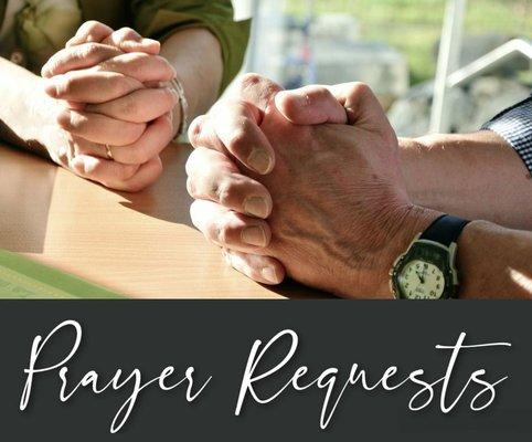 Submit your prayer requests