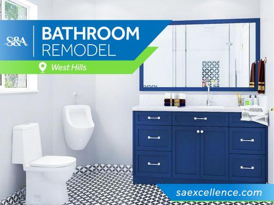 Bathroom Remodeling in West Hills, CA