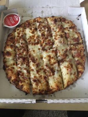 This is my first time trying this 10" Bacon cheesesticks