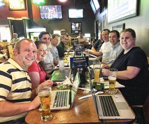 Twin Cities office Fantasy Football draft!