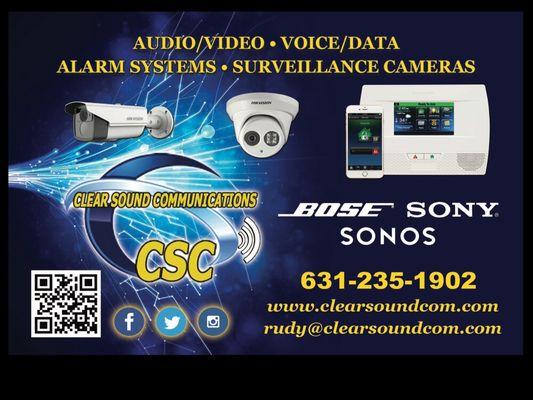 For any of you home or business needs give clear sound a call