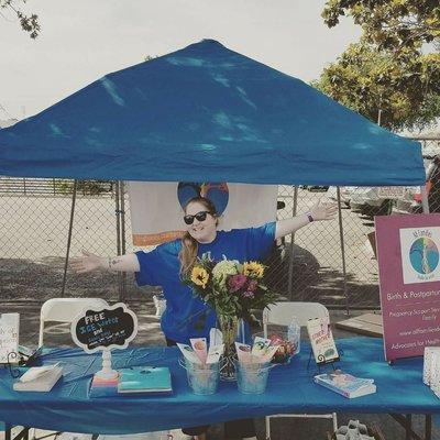 At the Fresno Pride parade in  June of 2017.