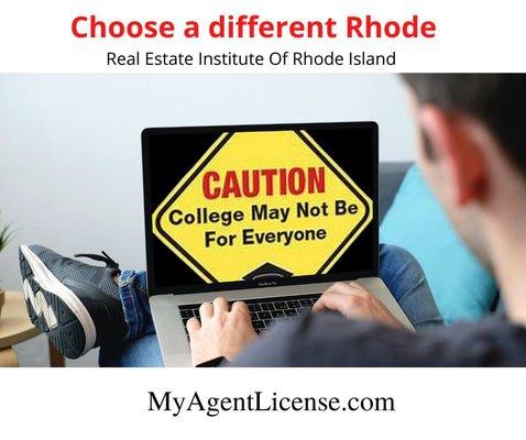 Rhode Island real estate classes just $325.00 includes all books. Enroll today, start tomorrow. www.MyAgentLicense.com