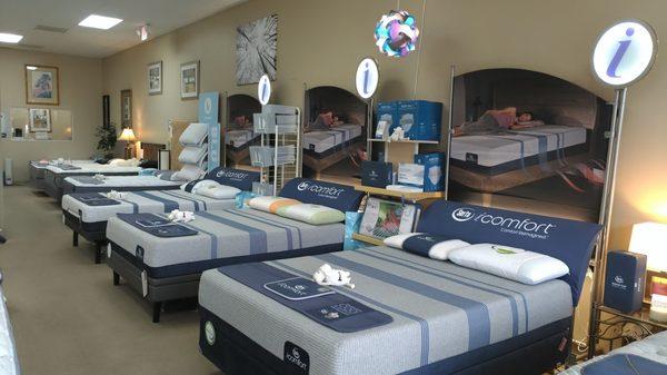 IComfort memory foam and IComfort Hybrids by Serta