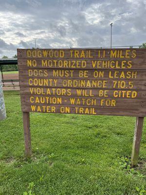 Dogwood Trail Sign