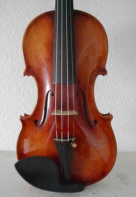 Nick Roubas violin top from wood  with 424 years of growth.