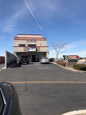 Post office is inside Reliable Storage