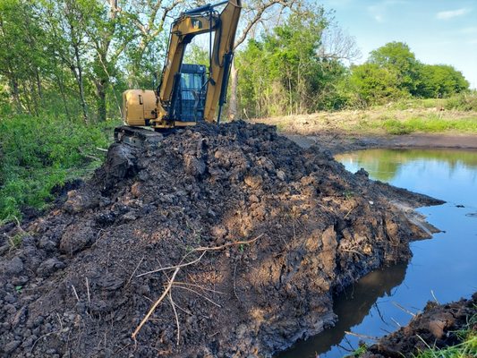 Pond building