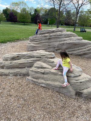 Rock climbing