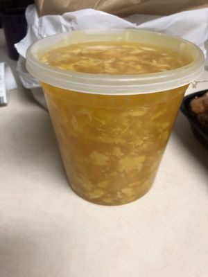 Large egg drop soup