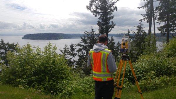 Boundary survey for a home owner in Gig Harbor