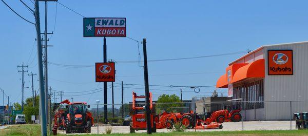 Just off I-35 southbound access road