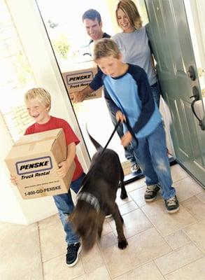 Penske helps your family to move together