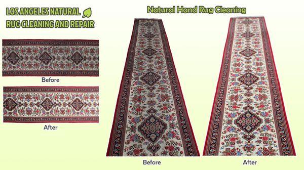 Hand rug wash done by Aara Rugs.