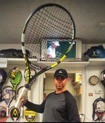 New Babolat over-sized Pure Aero.