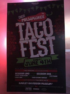 Taco Fest is Sunday, June 4!