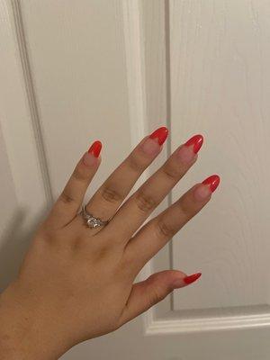 Valentine's day nails