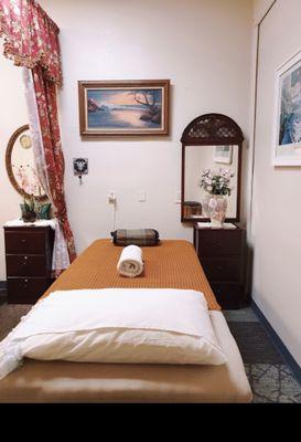 Private Thai massage room