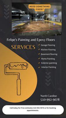 Felipe Painting and Epoxy Floors