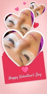 Valentine's Day Lashes