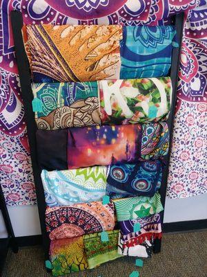 More tapestries, ranging from $12.99 to $22.99.