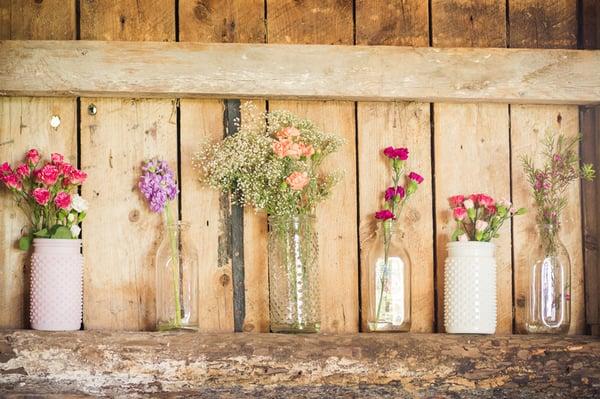 Eclectic wildflower barn wedding in Lake Willoughby