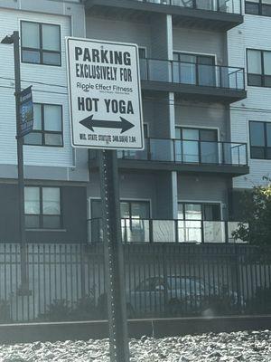 Reserved parking spots on state street