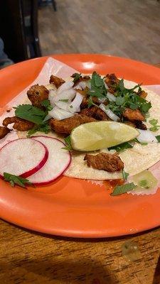 Al pastor taco