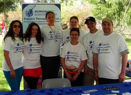 Bilinguals Inc. / Achieve Beyond Westchester Team walking for autism in White Plains, NY